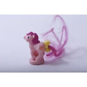 Petite Ponies, Ponytail Ponies, Pizza, Little Pink Toy Pegasus with Purple